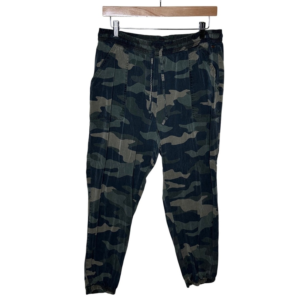 Pink by Victoria's Secret Camouflage Drawstring Waist Jogger Pants size Large G